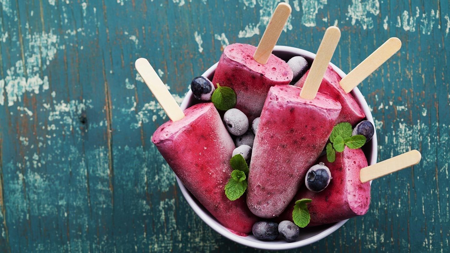 frozen fruit popsicles