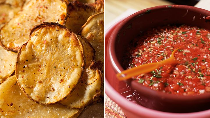 Quick-and-Easy-Snacks-for-Diabetes-Potato-Chips-Salsa-02-722x406